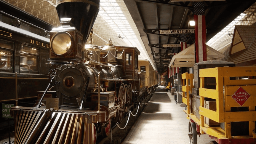 Experience the Lake Superior Railroad Museum