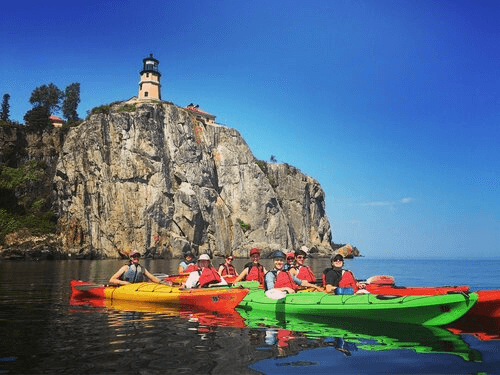 Kayaking near Split Rock Lighthouse is the most popular tour Day Tripper of Duluth Offers - Submitted Photo